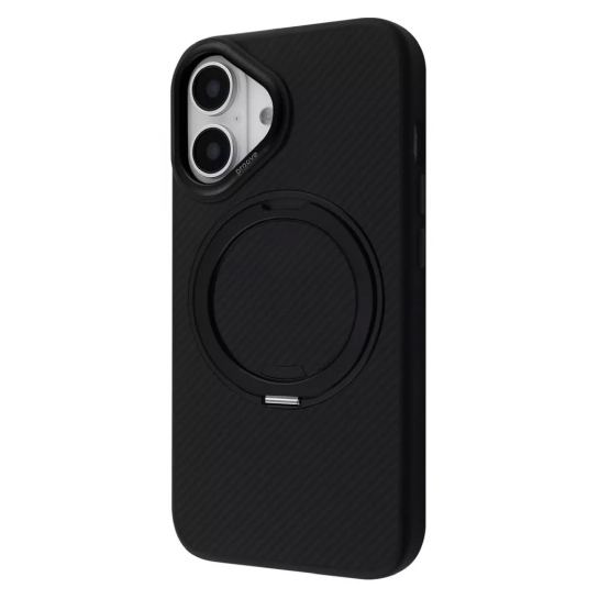 Чехол Proove Reinforce Case with Magnetic Ring for iPhone 16 Black - цена, характеристики, отзывы, рассрочка, фото 1