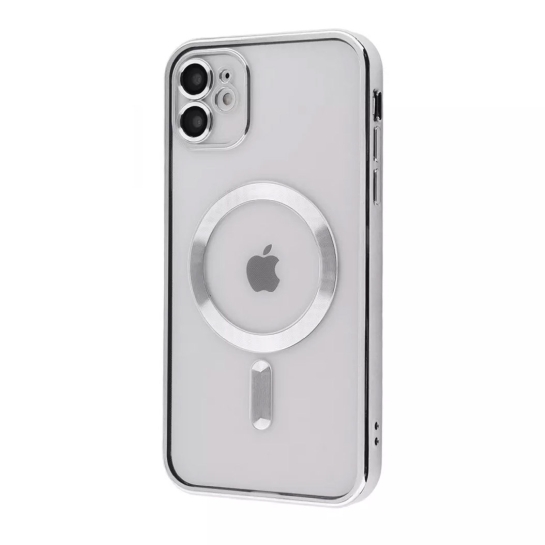 Чохол Metal Matte Case with Magnetic Ring for iPhone 11 Silver - ціна, характеристики, відгуки, розстрочка, фото 1