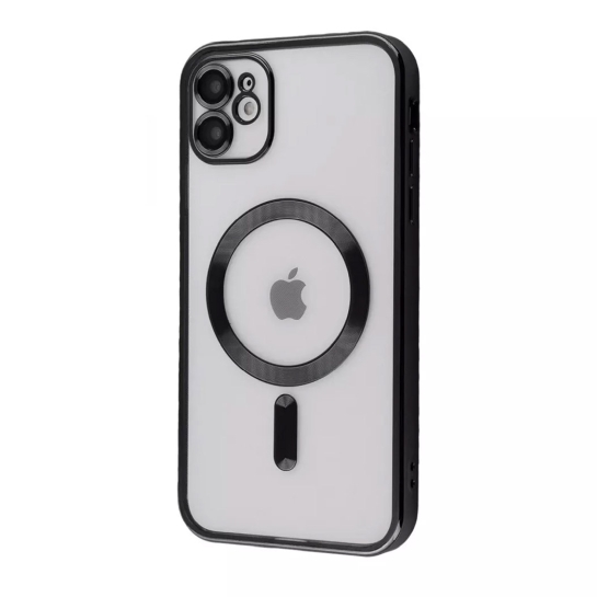 Чохол Metal Matte Case with Magnetic Ring for iPhone 11 Black - ціна, характеристики, відгуки, розстрочка, фото 1