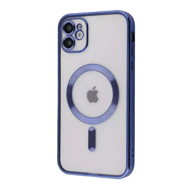 Чехол Metal Matte Case with Magnetic Ring for iPhone 11 Sierra Blue - цена, характеристики, отзывы, рассрочка, фото 1