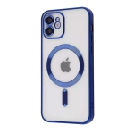 Чохол Metal Matte Case with Magnetic Ring for iPhone 12/12 Pro Midnight blue