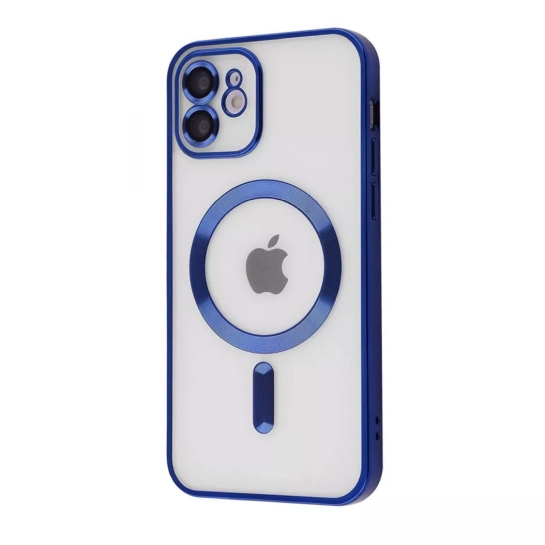 Чохол Metal Matte Case with Magnetic Ring for iPhone 12/12 Pro Midnight blue - ціна, характеристики, відгуки, розстрочка, фото 1