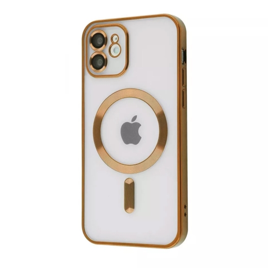 Чехол Metal Matte Case with Magnetic Ring for iPhone 12/12 Pro Gold - цена, характеристики, отзывы, рассрочка, фото 1
