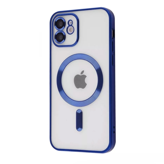 Чехол Metal Matte Case with Magnetic Ring for iPhone 12 Pro Max Midnoght Blue - цена, характеристики, отзывы, рассрочка, фото 1