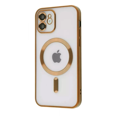 Чохол Metal Matte Case with Magnetic Ring for iPhone 12 Pro Max Gold - цена, характеристики, отзывы, рассрочка, фото 1