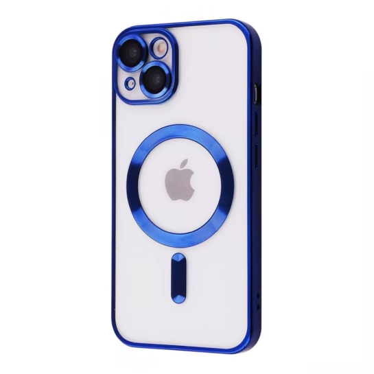 Чохол Metal Matte Case with Magnetic Ring for iPhone 13 Midnight Blue - ціна, характеристики, відгуки, розстрочка, фото 1