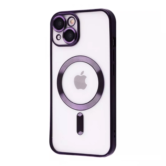 Чохол Metal Matte Case with Magnetic Ring for iPhone 13 Deep Purple - ціна, характеристики, відгуки, розстрочка, фото 1