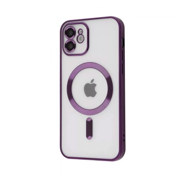 Чохол Metal Matte Case with Magnetic Ring for iPhone 13 Pro Max Deep Purple - цена, характеристики, отзывы, рассрочка, фото 1