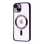 Чехол Metal Matte Case with Magnetic Ring for iPhone 14 Deep Purple