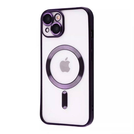 Чохол Metal Matte Case with Magnetic Ring for iPhone 14 Deep Purple - ціна, характеристики, відгуки, розстрочка, фото 1