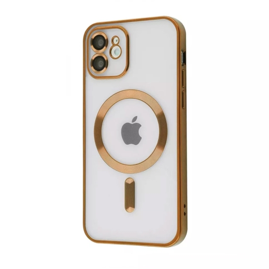 Чохол Metal Matte Case with Magnetic Ring for iPhone 14 Pro Gold - ціна, характеристики, відгуки, розстрочка, фото 1