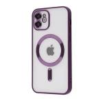 Чохол Metal Matte Case with Magnetic Ring for iPhone 14 Pro Deep Purple