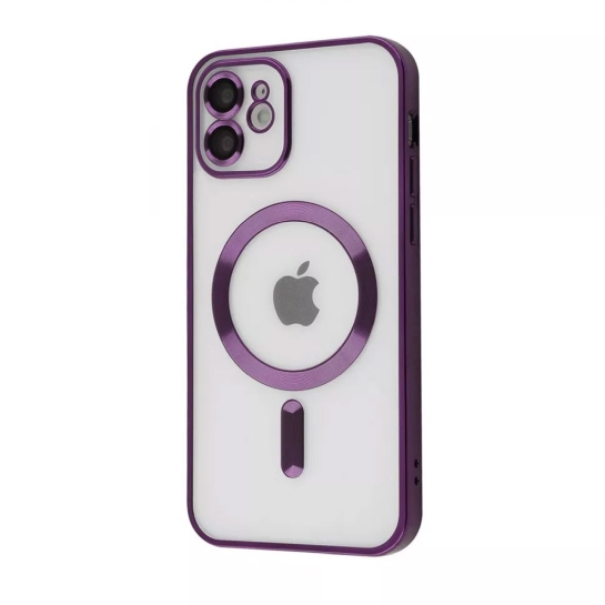 Чохол Metal Matte Case with Magnetic Ring for iPhone 14 Pro Deep Purple - ціна, характеристики, відгуки, розстрочка, фото 1