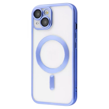Чохол Metal Matte Case with Magnetic Ring for iPhone 15 Blue - цена, характеристики, отзывы, рассрочка, фото 1