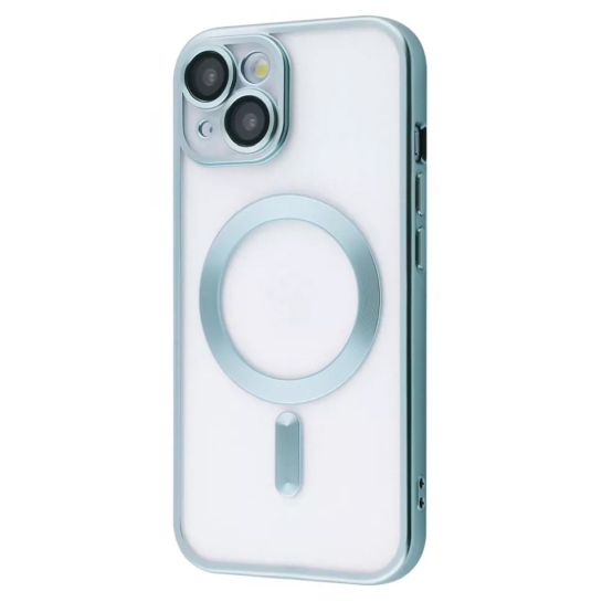 Чохол Metal Matte Case with Magnetic Ring for iPhone 15 Green - ціна, характеристики, відгуки, розстрочка, фото 1