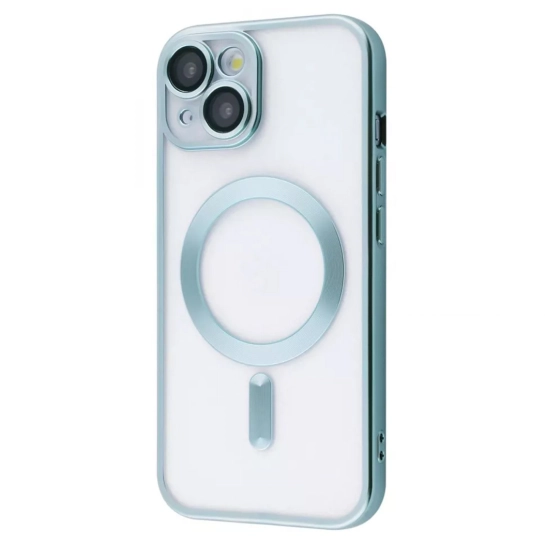 Чохол Metal Matte Case with Magnetic Ring for iPhone 15 Green