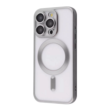 Чехол Metal Matte Case with Magnetic Ring for iPhone 15 Pro Natural Titanium - цена, характеристики, отзывы, рассрочка, фото 1