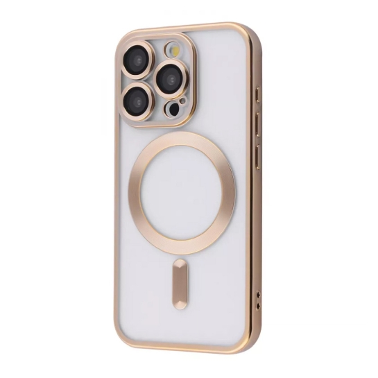 Чехол Metal Matte Case with Magnetic Ring for iPhone 15 Pro Yellow - цена, характеристики, отзывы, рассрочка, фото 1