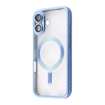 Чехол Metal Matte Case with Magnetic Ring for iPhone 16 Ultramarine