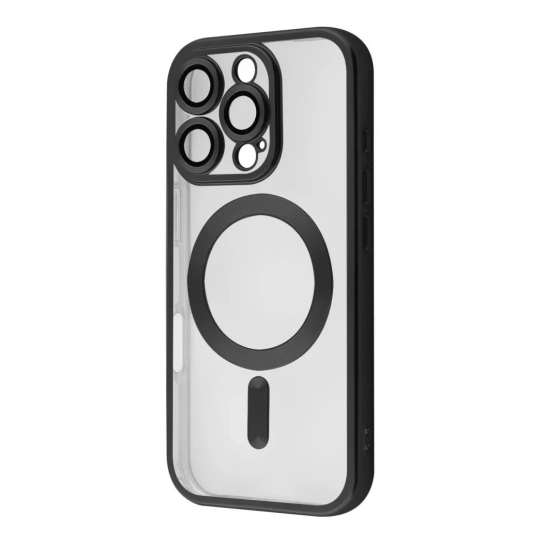 Чехол Metal Matte Case with Magnetic Ring for iPhone 16 Pro Max Black Titanium