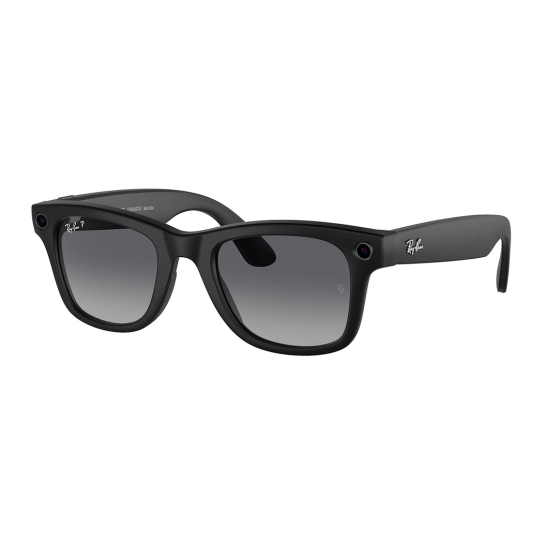 Смарт-очки Ray-Ban Meta Wayfarer Large - Matte Black Frame with Polarized Graphite Gradient Lenses (RW4008 601ST3 53-22)