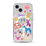 Чохол Pump Clear Case with MagSafe for iPhone 15 Lovely Dogs
