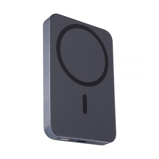 Зовнішній акумулятор Gelius Nexus Magnetic Wireless Charge 15W 5000mAh Dark Blue - ціна, характеристики, відгуки, розстрочка, фото 1