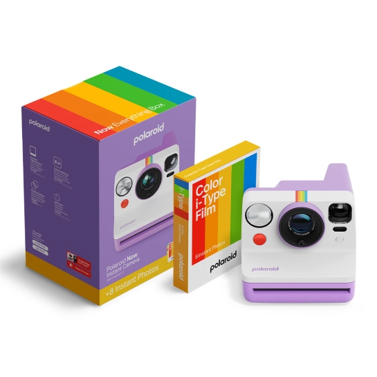Фотоапарат Polaroid Now Gen 3 Purple + Color Film Bundle (8 photos)