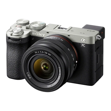 Фотоаппарат со сменным объективом Sony Alpha a7C II + 28-60 mm Silver (ILCE7CM2LS) - цена, характеристики, отзывы, рассрочка, фото 1