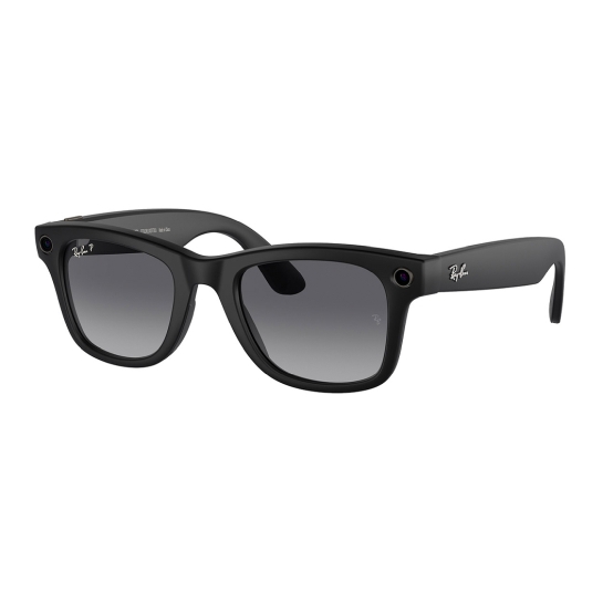 Смарт-окуляри Ray-Ban Meta Wayfarer - Matte Black Frame with Polarized Graphite Gradient Lenses (RW4006 601ST3 50) (Open box) - ціна, характеристики, відгуки, розстрочка, фото 1