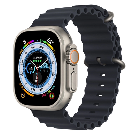 Б/У Смарт-часы Apple Watch Ultra 2 + LTE 49mm Titanium Case with Black Ocean Band (Отличное)