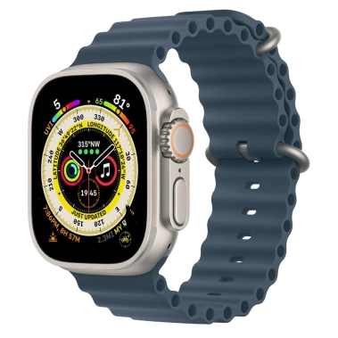 Б/У Смарт-часы Apple Watch Ultra + LTE 49mm Titanium Case with Blue Ocean Band (Идеальное) - цена, характеристики, отзывы, рассрочка, фото 1