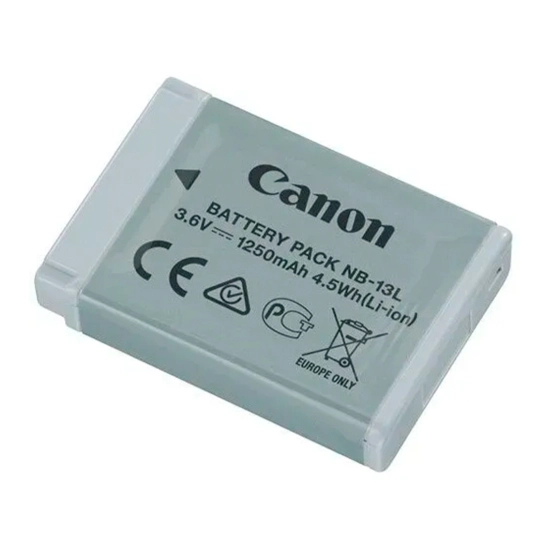 Аккумулятор для цифровых фотокамер Canon NB-13L