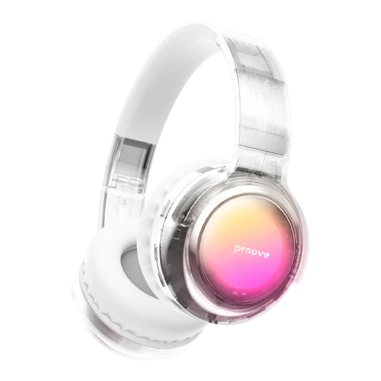 Беспроводные наушники Proove Crystal Galaxy Clear White