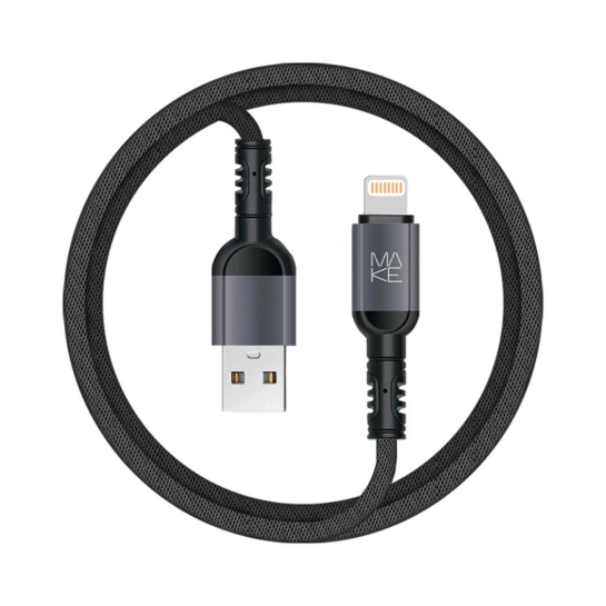 Кабель MAKE USB to Lightning 2.4A 1м Denim Grey