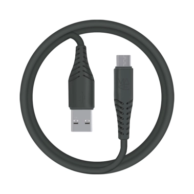 Кабель MAKE USB to MicroUSB 2.4A 1м PVC Black - цена, характеристики, отзывы, рассрочка, фото 1