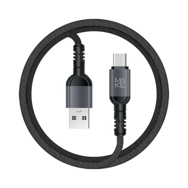 Кабель MAKE USB to Type-C 3A 1м Denim Grey - цена, характеристики, отзывы, рассрочка, фото 1