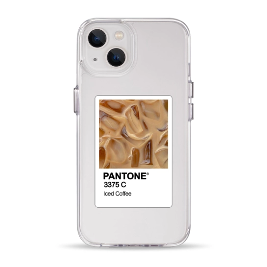 Чохол Pump Clear Case for iPhone 13 PANTONE Iced Coffee