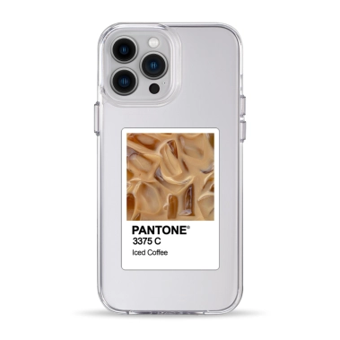 Чохол Pump Clear Case for iPhone 13 Pro Max PANTONE Iced Coffee - цена, характеристики, отзывы, рассрочка, фото 1