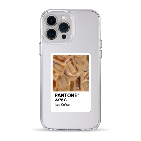 Чехол Pump Clear Case for iPhone 13 Pro Max PANTONE Iced Coffee - цена, характеристики, отзывы, рассрочка, фото 1
