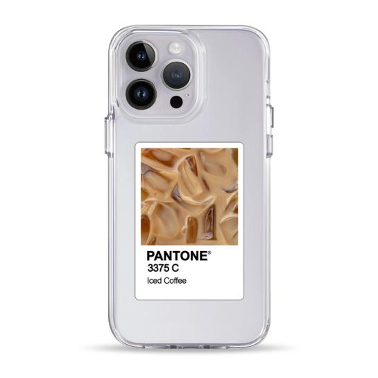 Чохол Pump Clear Case for iPhone 14 Pro Max PANTONE Iced Coffee