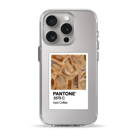 Чохол Pump Clear Case for iPhone 15 Pro PANTONE Iced Coffee - ціна, характеристики, відгуки, розстрочка, фото 1