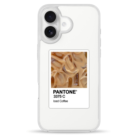 Чохол Pump Clear Case for iPhone 16 PANTONE Iced Coffee - ціна, характеристики, відгуки, розстрочка, фото 1