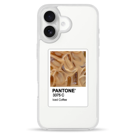 Чохол Pump Clear Case for iPhone 16 PANTONE Iced Coffee