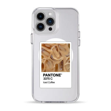 Чехол Pump Clear Case with MagSafe for iPhone 13 Pro Max PANTONE Iced Coffee - цена, характеристики, отзывы, рассрочка, фото 1
