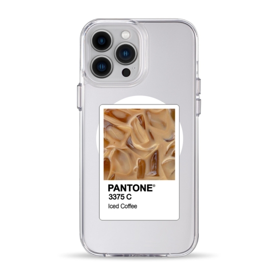 Чохол Pump Clear Case with MagSafe for iPhone 13 Pro Max PANTONE Iced Coffee - ціна, характеристики, відгуки, розстрочка, фото 1