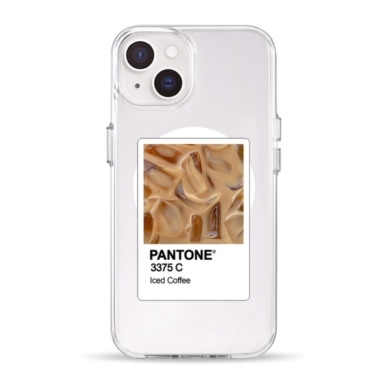 Чехол Pump Clear Case with MagSafe for iPhone 14 PANTONE Iced Coffee - цена, характеристики, отзывы, рассрочка, фото 1