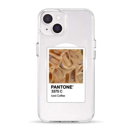 Чехол Pump Clear Case with MagSafe for iPhone 14 PANTONE Iced Coffee