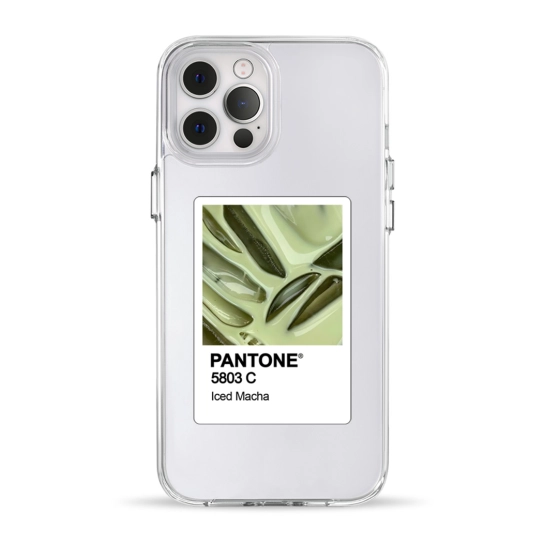 Чохол Pump Clear Case for iPhone 12 Pro Max PANTONE Iced Macha