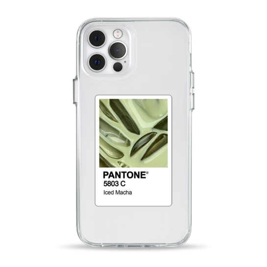 Чохол Pump Clear Case for iPhone 12/12 Pro PANTONE Iced Macha - ціна, характеристики, відгуки, розстрочка, фото 1
